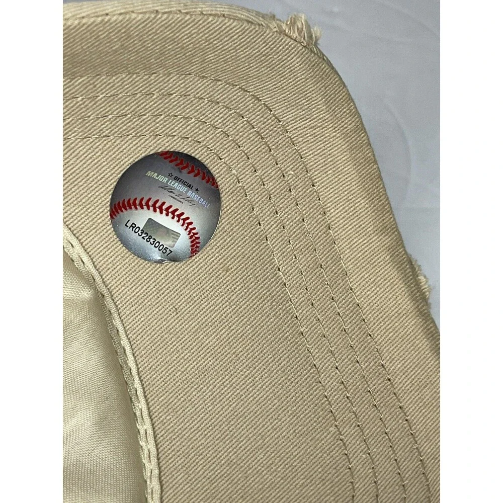 Boston Red Sox Youth Hat Cap Khaki Tan Adjustable Distressed Look Budweiser